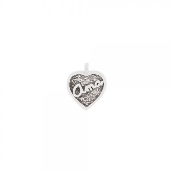 Colgante Ama Mini Corazón Plata*Eguzkilore Hot