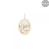 Colgante Ama ovalado Plata Dorada*Eguzkilore Discount