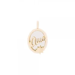 Colgante Ama ovalado Plata Dorada*Eguzkilore Discount