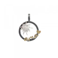 Colgante Ama Plata y Lámina de Oro*Eguzkilore Clearance