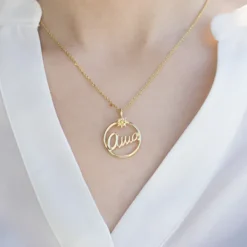 Colgante Ama Redondo Plata Dorada*Eguzkilore Outlet