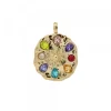 Colgante Arrue Berria Plata Dorada y Circonitas*Eguzkilore Outlet