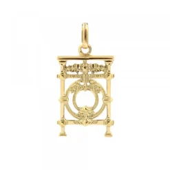 Colgante Barandilla de La Concha Oro 26mm*Eguzkilore Clearance