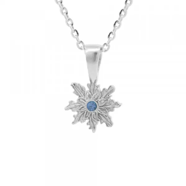 Colgante Basic Colors Plata y Circonita Azul 10mm*Eguzkilore Best
