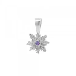 Colgante Basic Colors Plata y Amatista 10mm*Eguzkilore Online