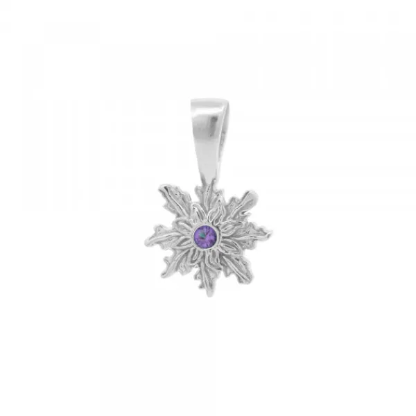 Colgante Basic Colors Plata y Amatista 10mm*Eguzkilore Online