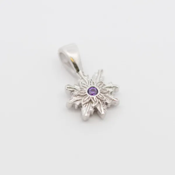 Colgante Basic Colors Plata y Amatista 10mm*Eguzkilore Online