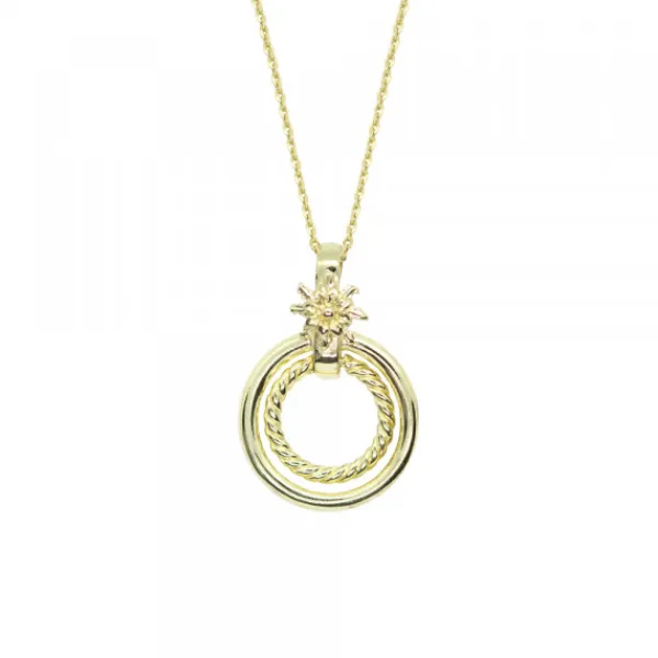 Colgante Biarritz Plata Dorada*Eguzkilore Outlet