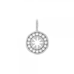 Colgante B1 Plata y Circonitas*Eguzkilore Online