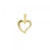 Colgante Corazón Calado Oro 21mm*Eguzkilore New