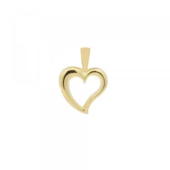 Colgante Corazón Calado Oro 21mm*Eguzkilore New