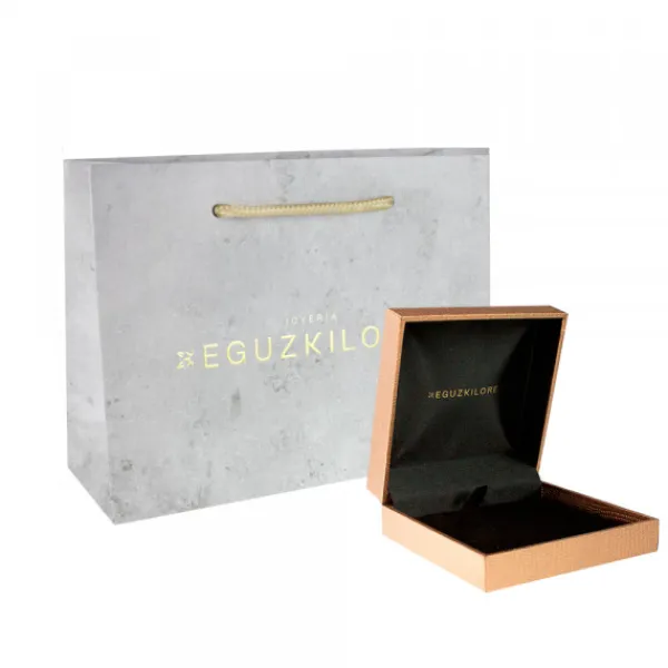 Colgante Corazón Calado Oro y Brillante 14mm*Eguzkilore Clearance