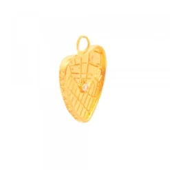 Colgante Corazón de Bilbao de Plata Dorada Personalizable*Eguzkilore Clearance