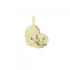 Colgante Corazón Dorado Personalizable*Eguzkilore Online
