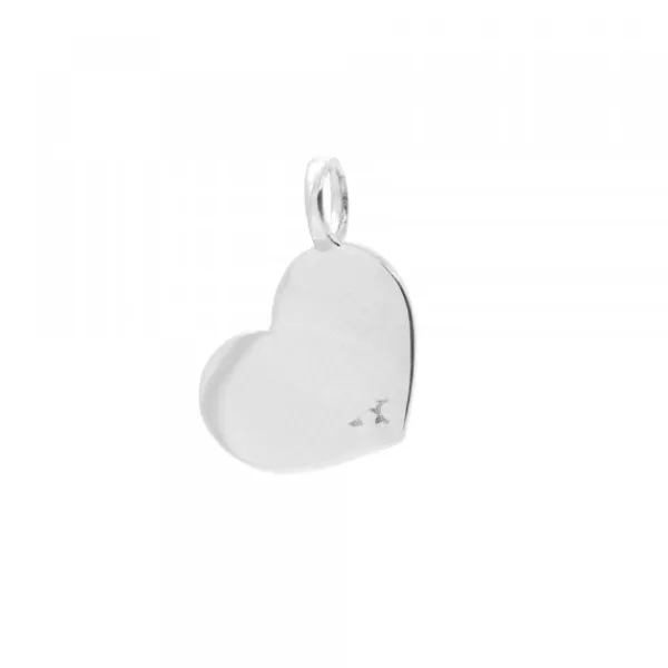 Colgante Corazón Plata Personalizable*Eguzkilore Online