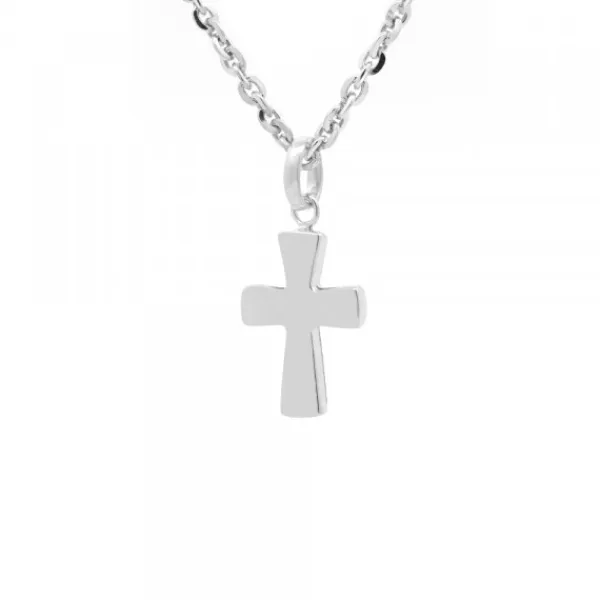 Colgante Cruz de Plata 14mm*Eguzkilore
