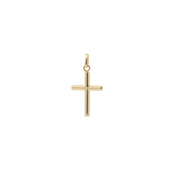 Colgante Cruz Oro 16mm*Eguzkilore Hot