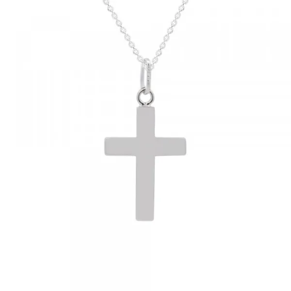 Colgante Cruz Plata 23mm*Eguzkilore Sale
