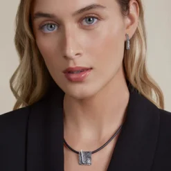 Colgante Cuadrado Flysch Plata*Eguzkilore Online