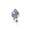 Colgante de Plata con Flores Azules*Eguzkilore Outlet