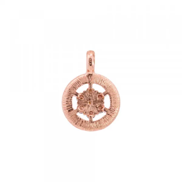 Colgante de Plata Rosa Orla con Circonitas*Eguzkilore Hot
