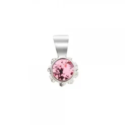 Colgante Distira Plata y Cristal Rosa*Eguzkilore Clearance