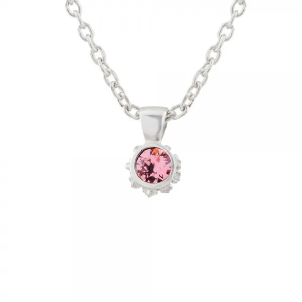 Colgante Distira Plata y Cristal Rosa*Eguzkilore Clearance