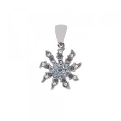 Colgante de Plata y Circonitas Multicolor*Eguzkilore Discount