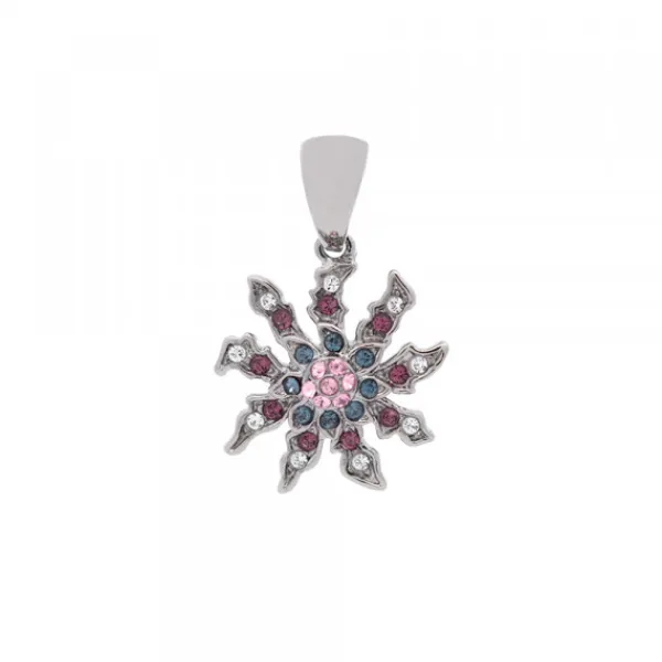 Colgante de Rutenio y Circonitas Multicolor*Eguzkilore Clearance