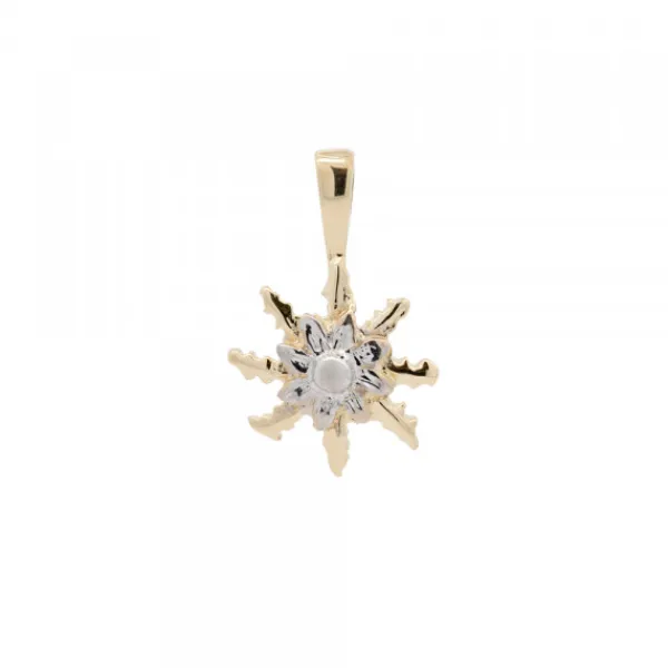 Colgante Oro Bicolor 11mm*Eguzkilore Outlet