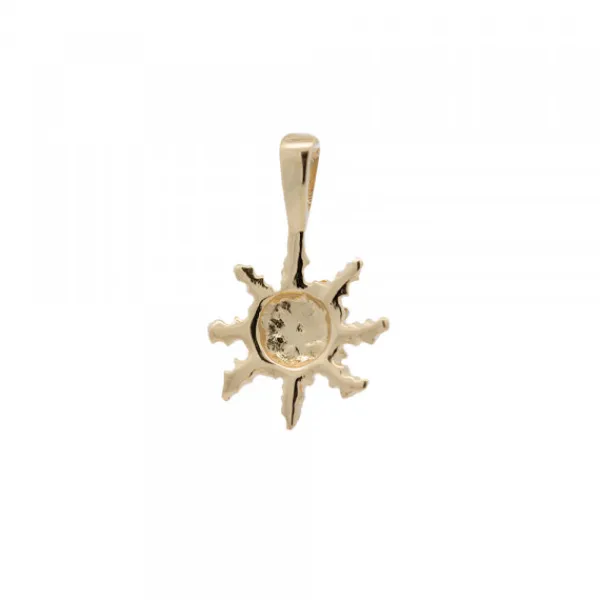 Colgante Oro Bicolor 11mm*Eguzkilore Outlet