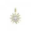 Colgante Oro Bicolor y Diamantes 21mm*Eguzkilore Sale