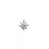 Colgante Oro Blanco y Diamante 10mm*Eguzkilore Online