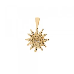 Colgante Oro y Diamantes 14mm*Eguzkilore Discount