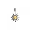 Colgante Plata Bicolor 14mm*Eguzkilore New