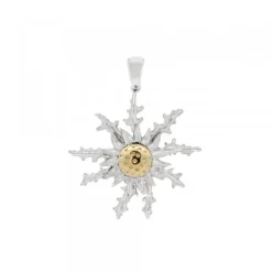 Colgante Plata Bicolor 29mm*Eguzkilore Best