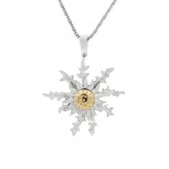 Colgante Plata Bicolor 29mm*Eguzkilore Best