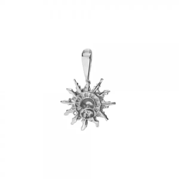 Colgante Plata con Perla 14mm*Eguzkilore Discount