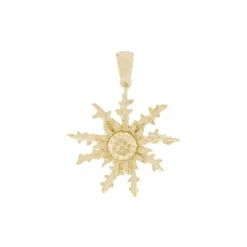 Colgante Plata Dorada 29mm*Eguzkilore New
