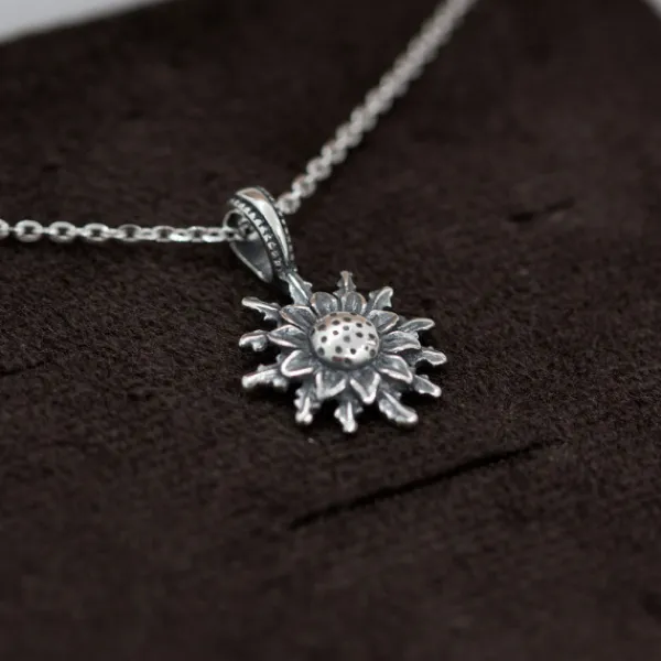 Colgante Plata Envejecida 14mm*Eguzkilore Hot