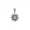 Colgante Plata Envejecida y Circonitas 14mm*Eguzkilore Discount