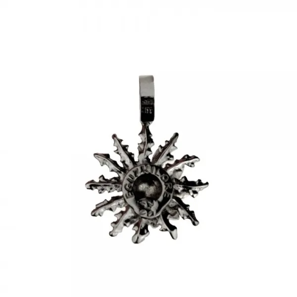 Colgante Plata Negra y Circonitas Verdes 21mm*Eguzkilore