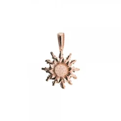 Colgante Plata Rosa 14mm*Eguzkilore Best