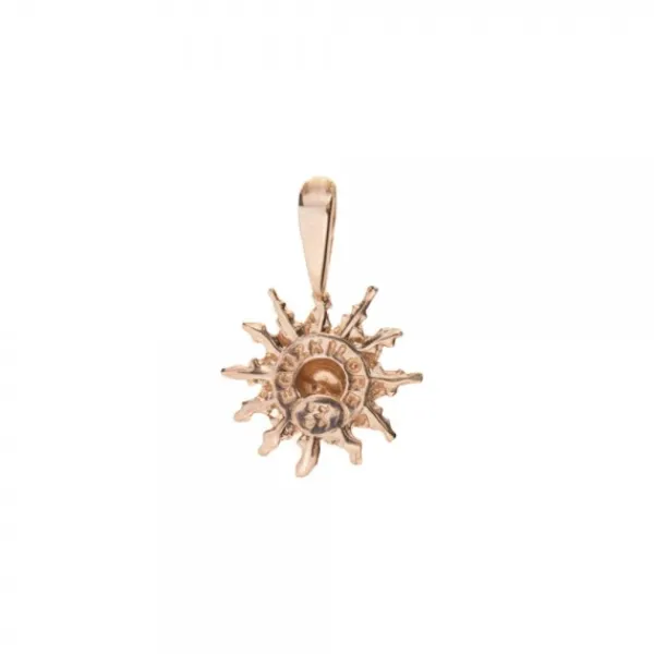 Colgante Plata Rosa 14mm*Eguzkilore Best