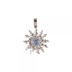 Colgante Plata y Circonitas Azules 21mm*Eguzkilore Outlet