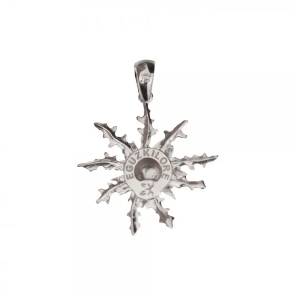 Colgante Plata y Circonitas Azules 29mm*Eguzkilore Clearance