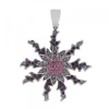 Colgante Plata y Circonitas Moradas 45mm*Eguzkilore Best