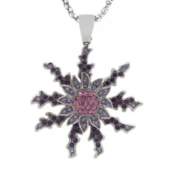 Colgante Plata y Circonitas Moradas 45mm*Eguzkilore Best