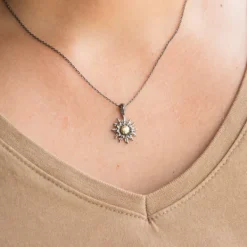 Colgante Rutenio y Dorado 14mm*Eguzkilore Sale