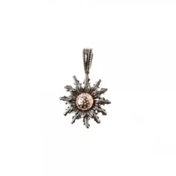 Colgante Rutenio y Rosa 14mm*Eguzkilore Best